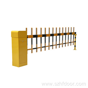 Residential electric fence lifting door